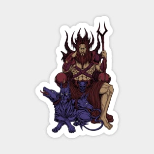 God of Greek mythology - Pluton Hades Magnet