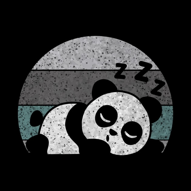 vintage sleeping panda by HShop
