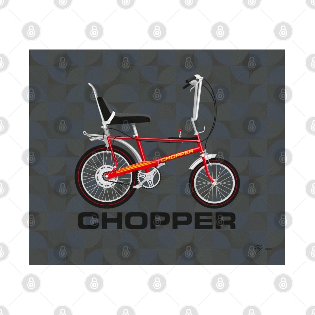 Raleigh Chopper MK2, Infra Red by Tunstall