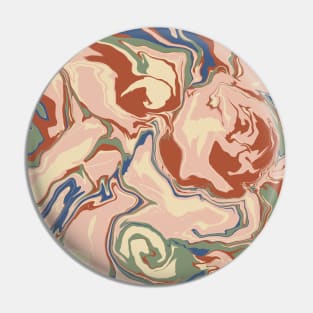 Marbled Paper Design Pin