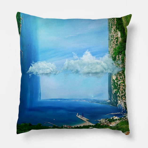 sea 3d Pillow by psychoshadow