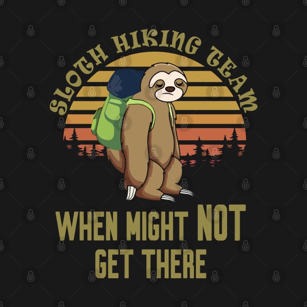 Sloth Hiking Team by Work Memes