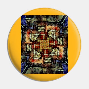 Urban Abstract Pin