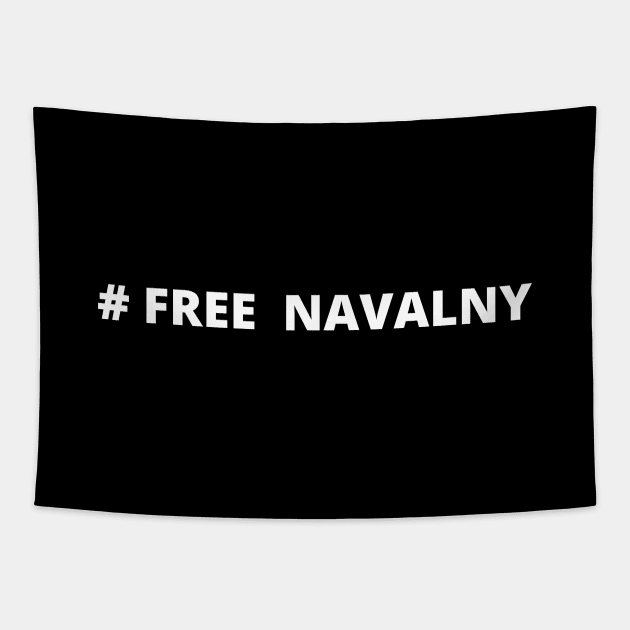 FREE NAVALNY Tapestry by ProgressiveMOB