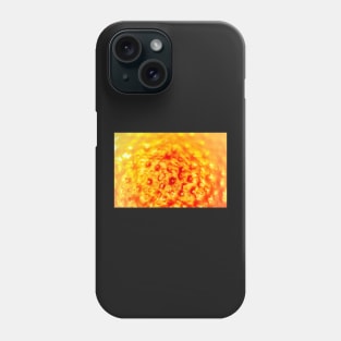 Unique macro photography of an orange peel Phone Case