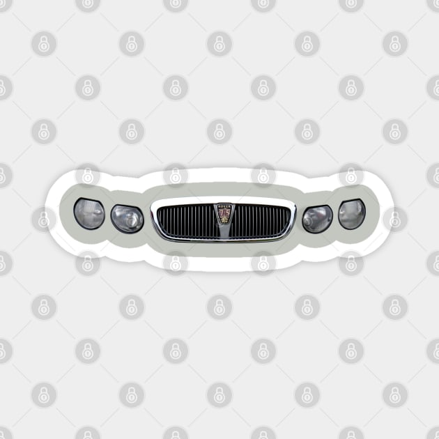 Rover 75 classic British car minimal grille Magnet by soitwouldseem