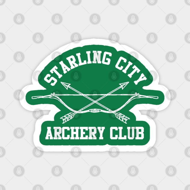 Starling City Archery Club – Arrow, Ollie Queen Magnet by fandemonium