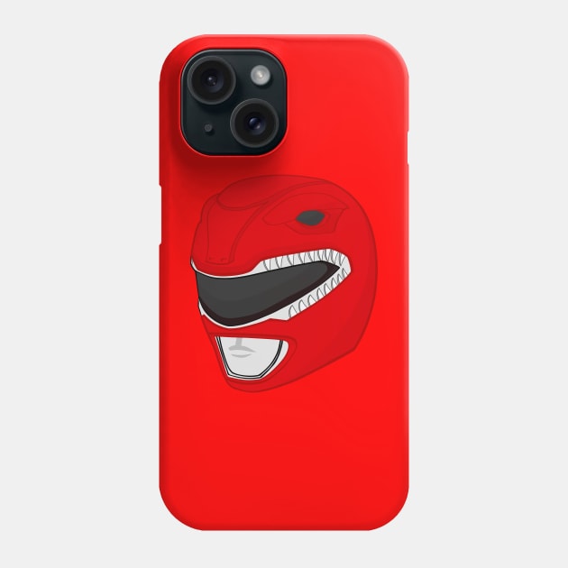 MMPR Red Ranger Inspired Helmet Phone Case by ChasingDesigns