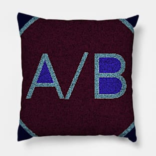 A/B OG Logo Rastered Pillow