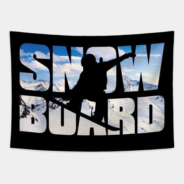 Snowboard Tapestry by nuijten