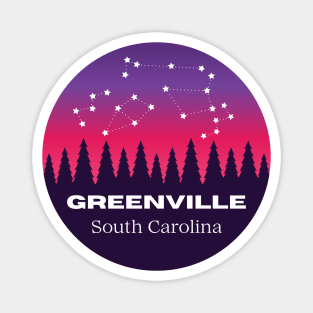 Greenville South Carolina Tourist Souvenir Magnet