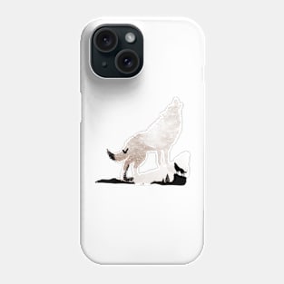 Winter in the land of wolves Phone Case