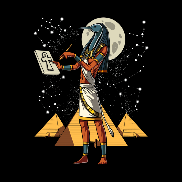 Egyptian God Thoth by underheaven