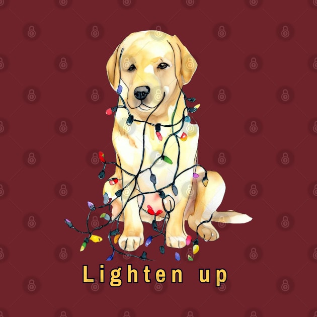 Lighten up Yellow Labrador by ZogDog Pro