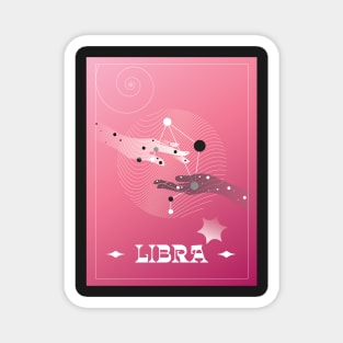 Libra Zodiac Art Magnet