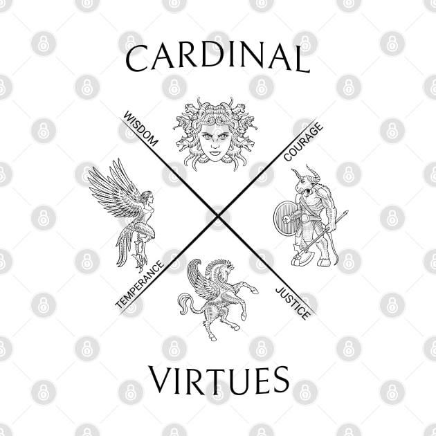Stoic Cardinal Virtues by Stoic King