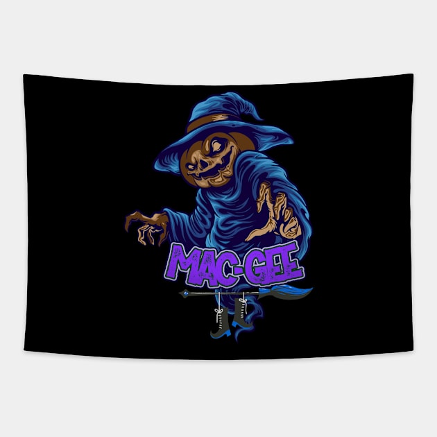 Macoween (Holiday Fun) Tapestry by Punk Rap 