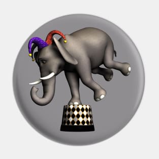 Circus Elephant Pin