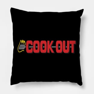 Cook Out Restaurant Logo Pillow