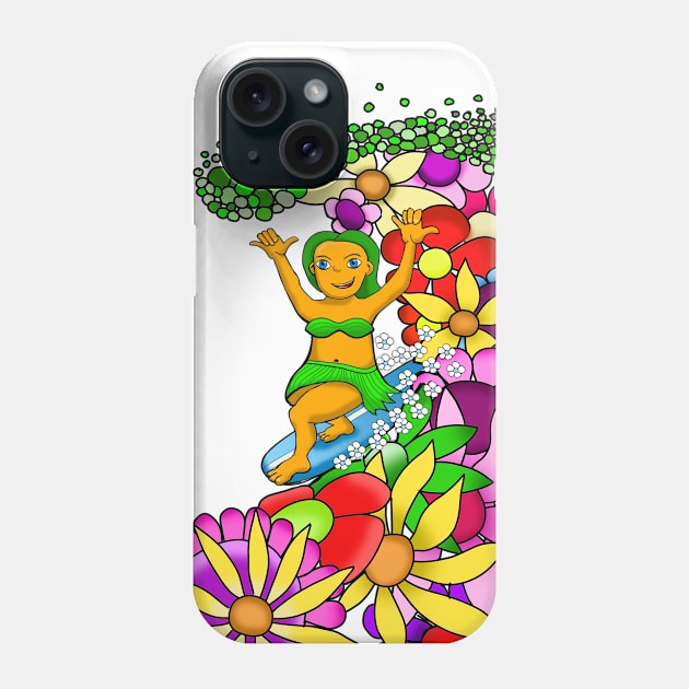 Surfer Girl Phone Case by harmount