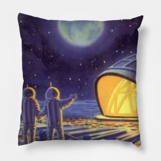 Vintage Science Fiction Pillow