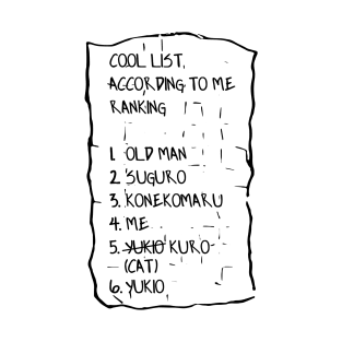 Rin's Cool List | Blue Exorcist T-Shirt