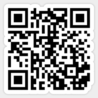 Scan for Free Wifi, QR code, rickroll Sticker for Sale by tropicalhen133