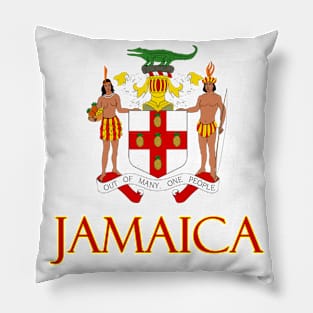 Jamaica - Coat of Arms Design Pillow