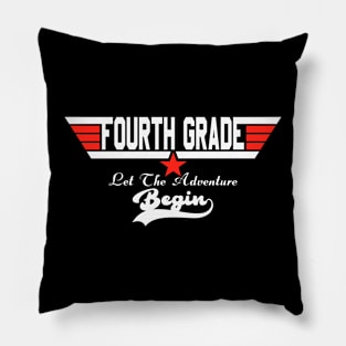 Fourth Grade Let The Adventure Begin Back to School Pillow