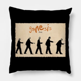 Genesis' Duke - Wear the Elegance of the Band on This T-Shirt Pillow