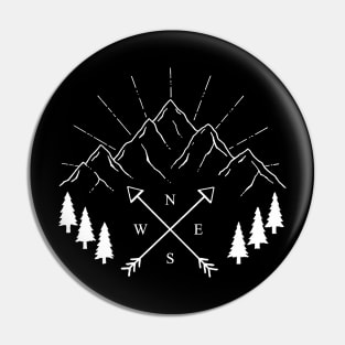 Nature Compass Pin