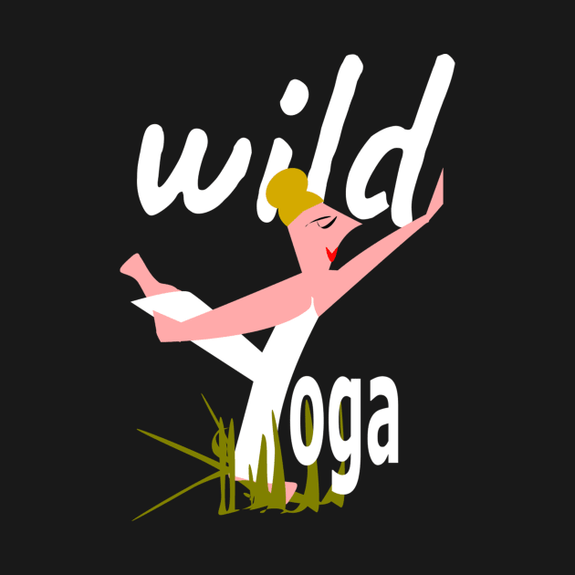 Wild Yoga by krisevansart