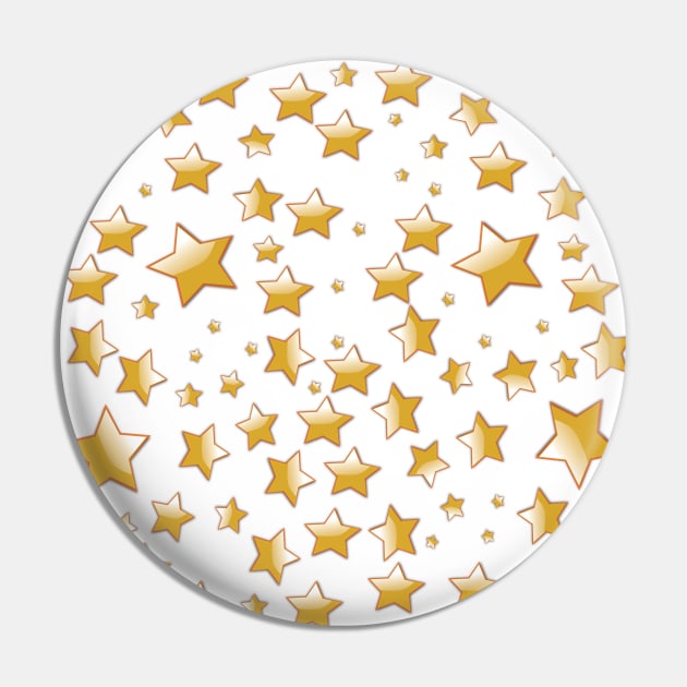 Golden Stars Pin by Blessing Direct