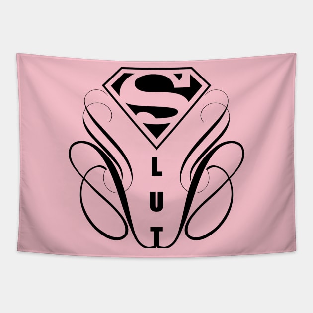 Super Slut - pride Tapestry by PlanetJoe