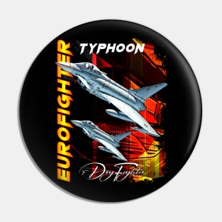 Eurofighter Typhoon Fighterjet Pin