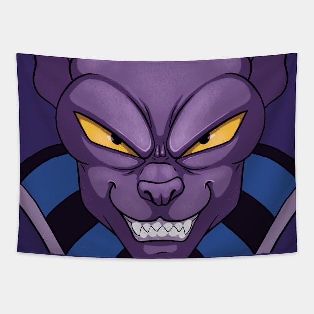 God of Destruction Tapestry by JFells