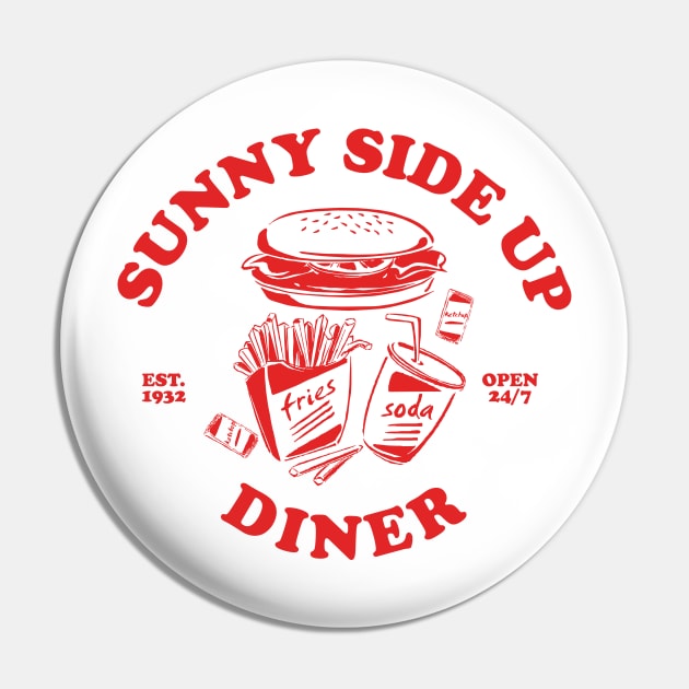 Sunny Side Up Diner Pin by Good Time Retro