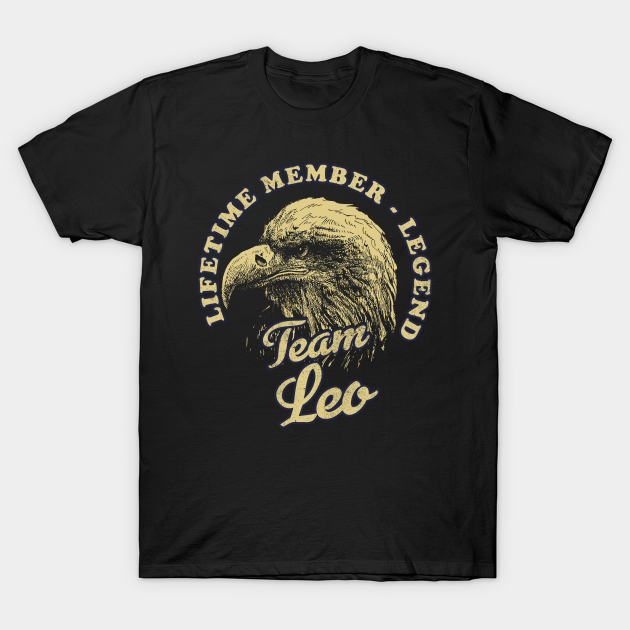 Discover Leo Name - Lifetime Member Legend - Eagle - Leo - T-Shirt