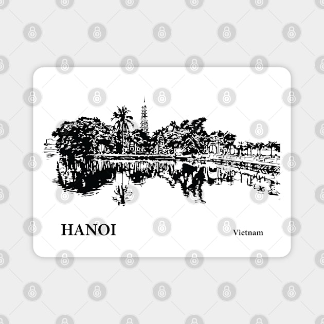 Hanoi - Vietnam Magnet by Lakeric