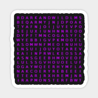 BTS Word Search Magnet