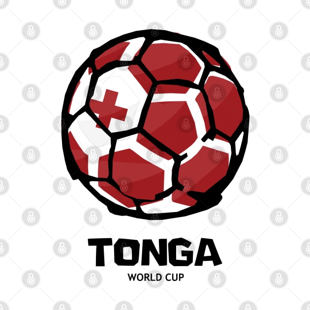 Tonga Football Country Flag by KewaleeTee