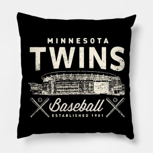 Minnesota Twins Stadium by Buck Tee Original Pillow