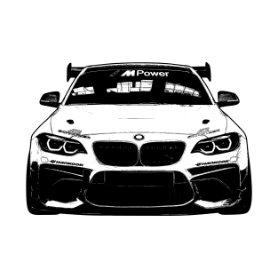 BMW M2 Racing Sketch Art T-Shirt