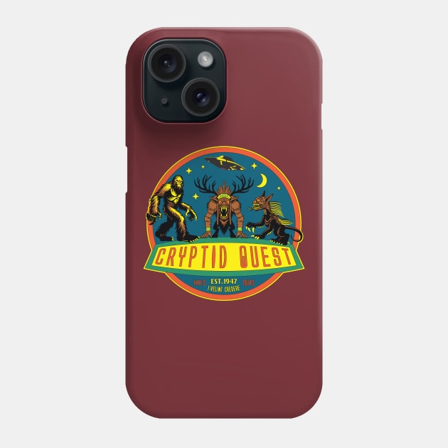 Cryptid Quest Phone Case by PeregrinusCreative