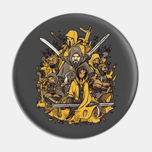 wutang shaolin warrior Pin