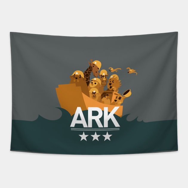 ARK group logo (Tapestries) Tapestry by ARKgroup