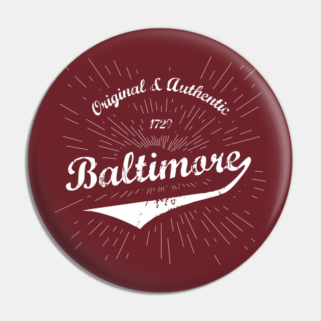 Original Baltimore, MD Shirt Pin by Teevolution