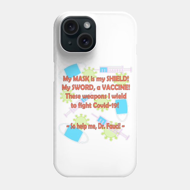 Covid-19 Pledge Phone Case by RawSunArt