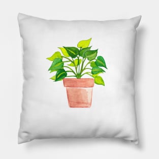 Bare Root Philodendron Brazil/Pothos Plant Pillow