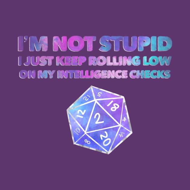 Dungeons & Dragons - I’m not stupid intelligence check by GeorgiaGoddard